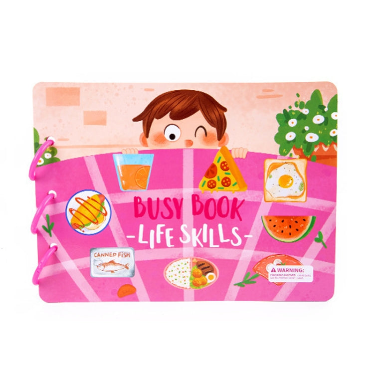 Children Early Teaching Cartoon Intelligence Development Toys Repeatedly Paste Book, Traffic, Life, Dinosaur, Farm