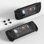 For Steam Deck V V4-1 Silicone Non-slip Protective Case for Pocket Consoles with Holder Function, V4-1Black), V4-1(Red), V4-1(Green), V4-1(Blue)