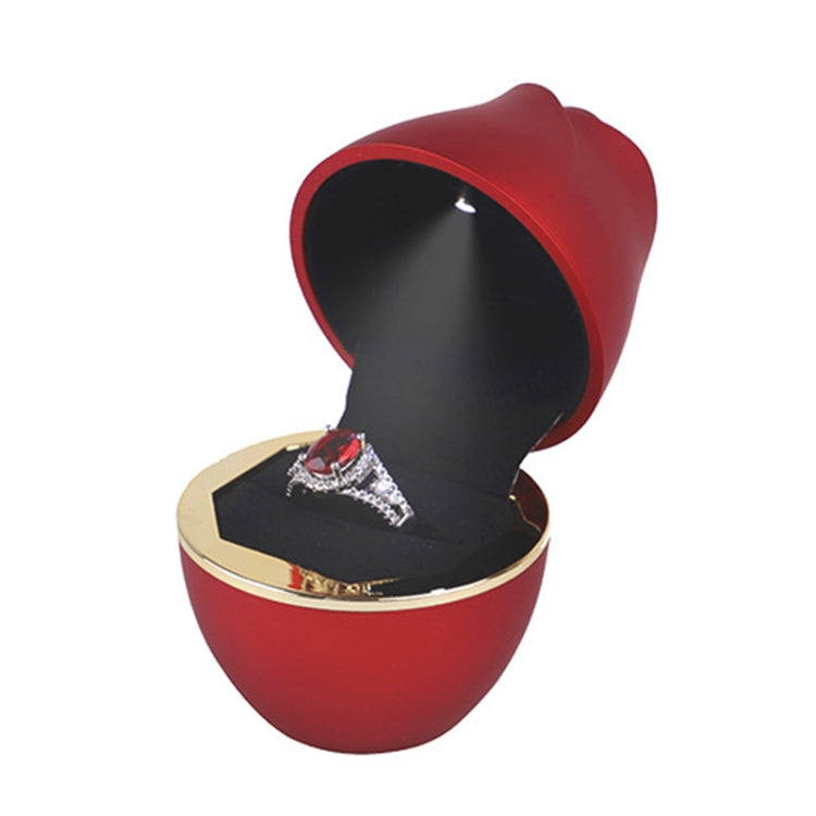 017257 Rose Shape LED Spotlight Ring Necklace Storage Box without Jewelry, Spec:, 017257 Ring(Red), 017257 Ring(Royal Blue), 017257 Ring(White), 017257 Ring(Pink), 017257 Ring(Green), 017257 Pendant(Red), 017257 Pendant(Royal Blue), 017257 Pendant(Whit...