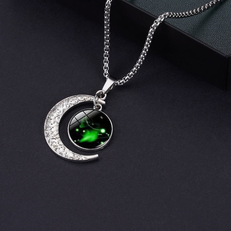 Luminous Zodiac Moon Titanium Steel Necklace Personalized Moon Pendant, Necklace Libra, Necklace Scorpio, Necklace Sagittarius, Necklace Aquarius, Necklace Capricorn, Necklace Pisces, Necklace Aries, Necklace Taurus, Necklace Gemini, Necklace Cancer   ...