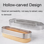 BN1006 Stainless Steel Mousse Circle Thickened Perforated Cake Mold DIY Baking Tools, Love(3.1 inches), Rectangle(4.3 inches), Rectangle(4.7 inches), Rectangle(7 inches), Square(2.9 inches), Square(3.3 inches), Square(3.9 inches), Square(4.7 inches)