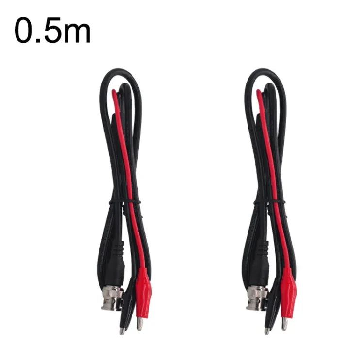 2個セット BNC から 2 x ワニ口クリップ ダブルヘッド 同軸ケーブル ビデオケーブル、長さ：、BNC から 2 x ワニ口クリップ 0.5m、BNC から 2 x ワニ口クリップ 1m、BNC から 2 x ワニ口クリップ 1.5m、BNC から 2 x ワニ口クリップ 2m、BNC から 2 x ワニ口クリップ 3m