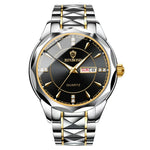 BINBONG B5552 Luminous Multifunctional Business Calendar Quartz Watch