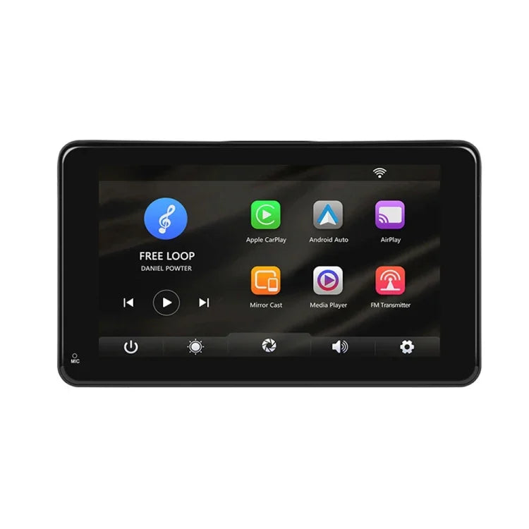 A3135 7 Inches HD Wired Smart Screen With Wireless CarPlay + Android Auto + Android, Without Camera, With Camera