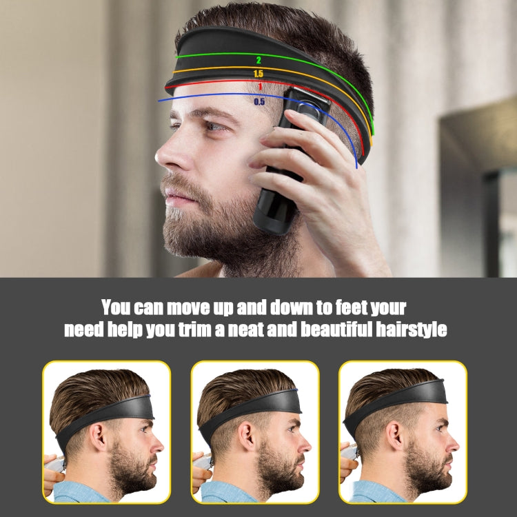 Salon Neck Hair Line Guide Barber Trim Ruler Hair DIY Tool Hair Trimming Template Tools, Non-adjustable (Black), Non-adjustable (Grey), Non-adjustable (Blue), Non-adjustable (Red)