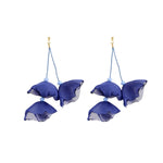 Long Exaggerated Fabric Art Handmade Petal Earrings, E1908-21 Blue, E1908-22 Yellow, E1908-23 Red, E1908-24 Pink, E1908-25 Black, E1908-26 White, E1908-27 Blue, E1908-28 Red, E1908-29 Black, E1908-30 Yellow, E1908-31 Pink, E1908-32 White, E1908-33 Blac...