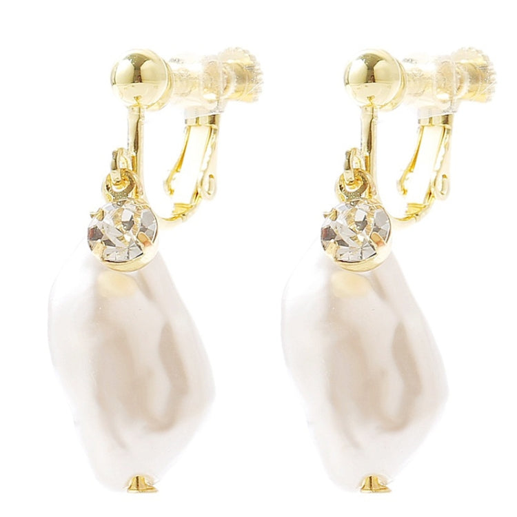 Baroque Earrings Pearl Ear Clip Women Without Ear Piercing, 1202 Long Gold, 1201 Long Silver, 0402 Short Gold, 0401 Short Silver, E2109-7 Half Round, E2109-8 Half Ellipse, E2109-10 Leaf Model, E2109-14 Small Pearl, E2208-7 Drag Colorful Pearls         ...