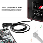 2RCA To 2XLR Speaker Canon Cable Audio Balance Cable, 0.5m, 1m, 1.5m, 3m