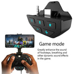 For Microsoft XBOX One S / X / Elite HS-XO193A Gamepad Sound Enhancer 3.5mm Converter Headphone Adapter, For XBOX One S / X / Elite