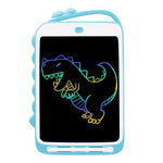 10 inch Cartoon Dinosaur LCD Writing Board Colorful Children Painting Board, 10 inch (Light Blue)
