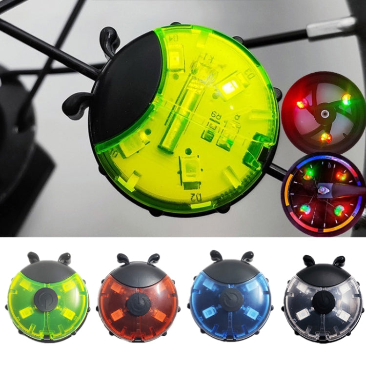 Ladybug Wheel Light Children Balance Bike Bicycle Hub Light, Manual&Automatic, Smart Red, Smart Green, Smart Blue, Manual Red, Manual Green, Manual Blue, Manual Transparent