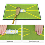 PGM DJD038 Golf Batting Pad Swing Practitioner Beads Training Trace Detection Cushion, Style:, With 5 Sponge Balls, Without Balls
