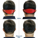 GO042 Adjustable Haircut Trimmer Ruler Neck Hair Trimmer Strap Shaving Styling Template, Adjustable (Red), Adjustable (Black), Adjustable (Blue)