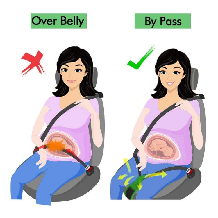 Pregnant Car Seat Belt Anti Stranglehold Belly Protection Fetal Regulator