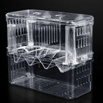 Peacock Fish Double Layer Transparent Breeding Isolation Box Aquarium Breeding Box, Small, Large, Extra Large