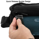 Universal Bluetooth Speaker Messenger Bag Chest Bag Handbag For JBL Flip Series/UE BOOM 3/Beats Pill Etc, Blue, Black