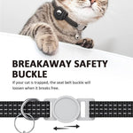 For AirTag 2nd Gen / AirTag 1st Gen Tracker Silicone Case Reflective Pet Cat Collar With Bell