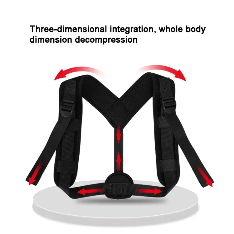 Adjustable Back Posture Corrector Improve Hunchback Belt For Women And Men, Ordinary, With  Shoulder Padded