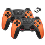 KM-029   2.4G One for Two Doubles Wireless Controller Support PC / Linux / Android / TVbox, KM-029 (Cangling Green), KM-029 (Vitality Orange), KM-029 (Rose Pink), KM-029 (Lemon Yellow), KM-029 (Mountain Blue), KM-029 (Battle Gray), KM-029 (Elegant Silv...