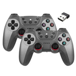 KM-029   2.4G One for Two Doubles Wireless Controller Support PC / Linux / Android / TVbox, KM-029 (Cangling Green), KM-029 (Vitality Orange), KM-029 (Rose Pink), KM-029 (Lemon Yellow), KM-029 (Mountain Blue), KM-029 (Battle Gray), KM-029 (Elegant Silv...
