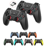 KM-029   2.4G One for Two Doubles Wireless Controller Support PC / Linux / Android / TVbox, KM-029 (Cangling Green), KM-029 (Vitality Orange), KM-029 (Rose Pink), KM-029 (Lemon Yellow), KM-029 (Mountain Blue), KM-029 (Battle Gray), KM-029 (Elegant Silv...