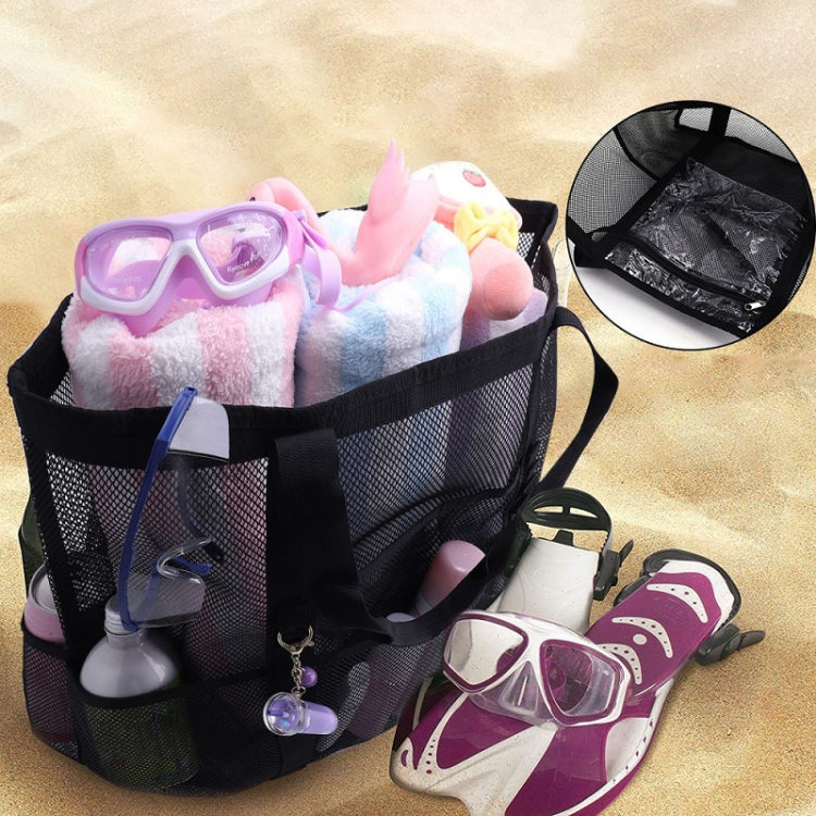 Large Capacity Mesh Swimming Tote Beach Bag