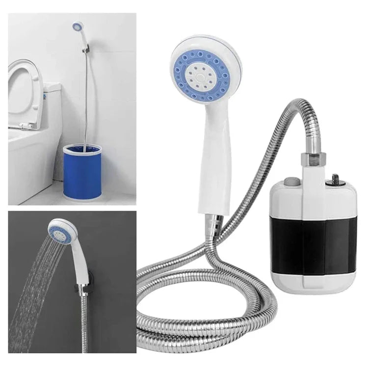 KE-801 Outdoor Electric Shower Camping Rechargeable Portable Shower Head, KE-801  2200mAh