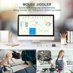 E50 2.4G Wireless Mouse Jiggler Portable Cordless Mouse With 7 Keys
