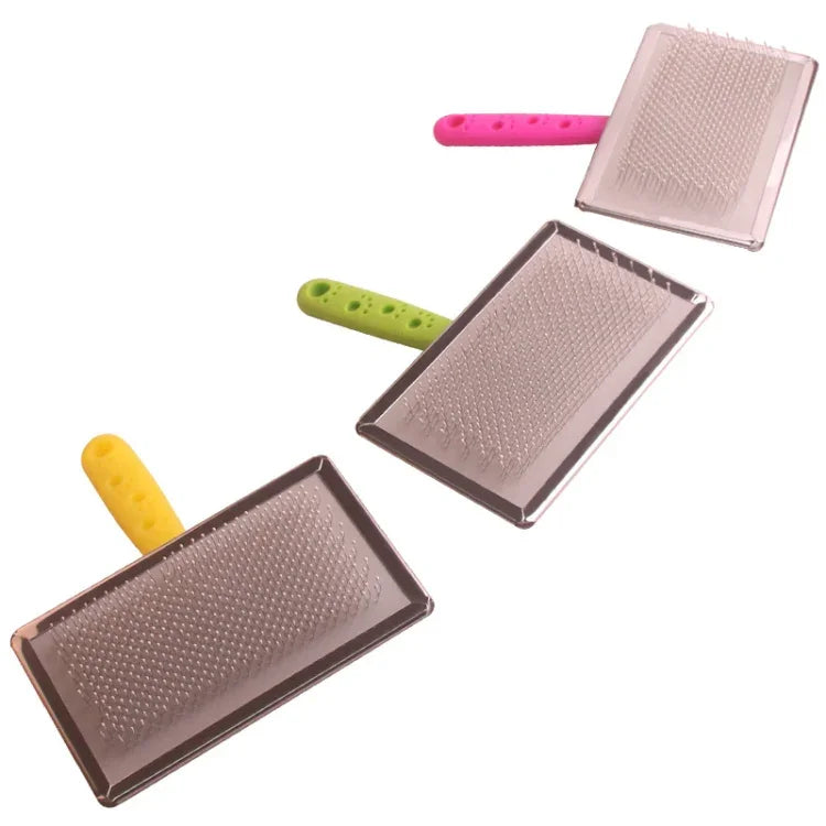 BG-W1347 Pet Hair Removal Massage Comb Dog Cleaning Tools, Random Color Delivery, S, M, L