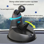 F4206 Suction Cup Double Head Car USB Fan, F4206