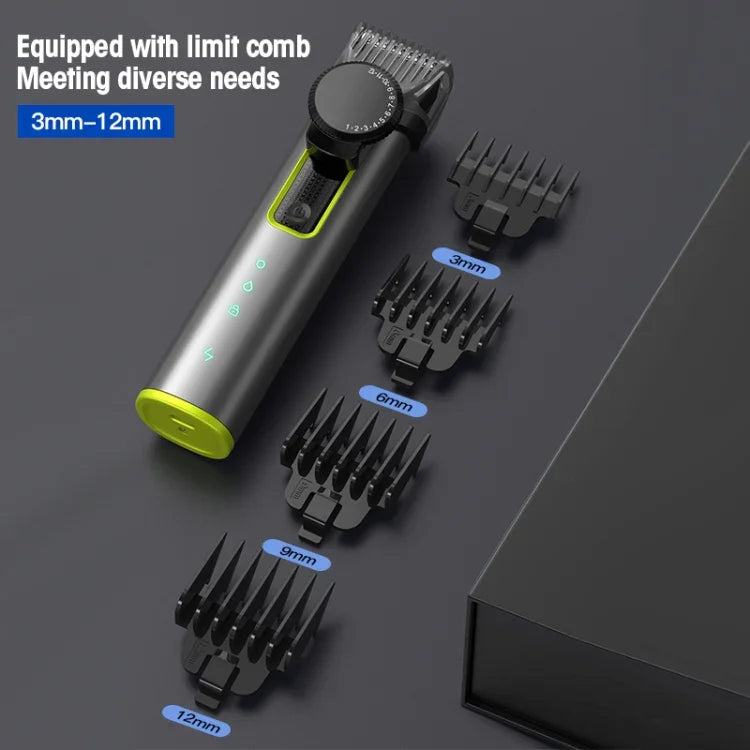 IPX5 Waterproof Men Multi-Functional Barber 4 In 1 Shaver Nose Hair Set USB Charging Push, 677 4 In 1