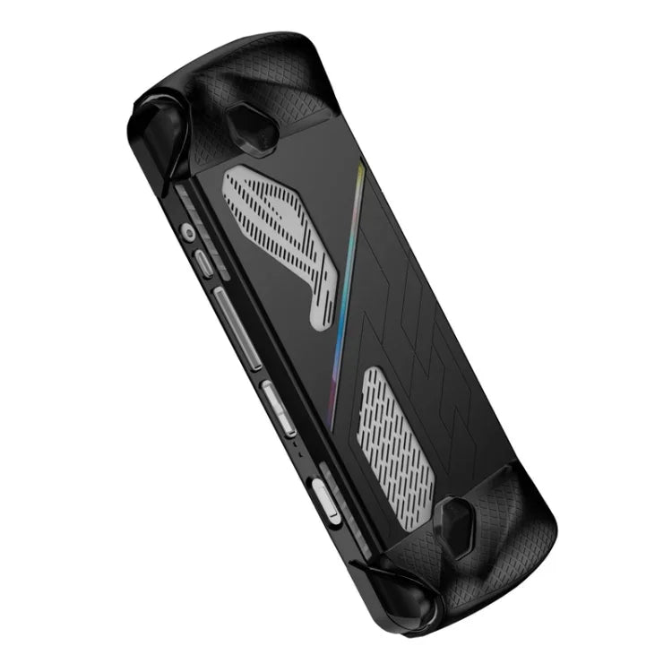 For ASUS ROG Ally Game Console Silicone Protective Cover Spray Oil Case, Silicone Cover Black