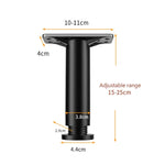 Bed Board Support Weight-Bearing Bracket Bed Leg Support Foot Rest, 15cm, 18cm, 20cm