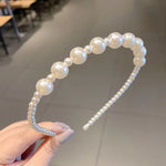 Sweet Pearl Headband Retro Versatile Hair Accessories, 1A, 2B, 3C, 4, 5, 6, 7, 8, 9, 10, 11, 12, 13, 14, 15, 16, 17, 18, 19, 20