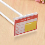 10pcs /Pack Label Strip Supermarket Display Price Sign, 40 x 60mm, 40 x 80mm, 40 x 100mm