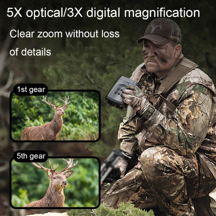 APEXEL 3-inch LCD HD Screen Photo Video Portable Binoculars Digital Infrared Night Vision Device, APL-NV009