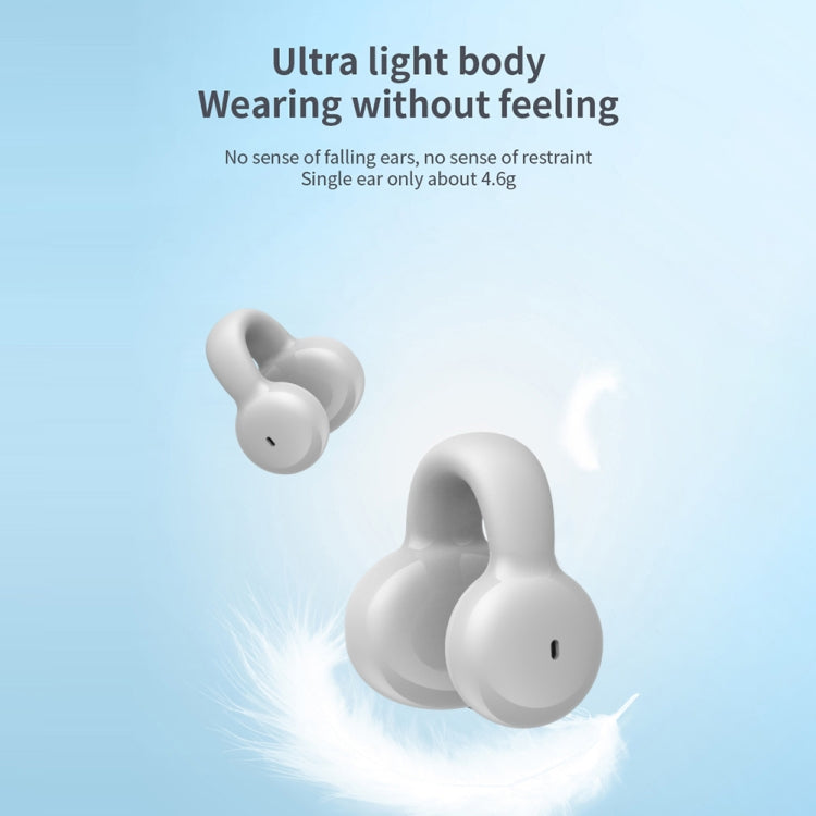 Clip Ear Stereo External Sound Without Hurting Ear Business Sports Model Bluetooth Earphones, YX03 (White), YX03 (Pink), YX03 (Grey), YX03 (Black)