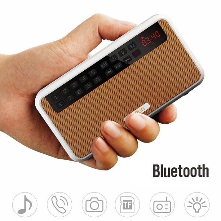 Rolton E500 Bluetooth Speaker 2.1-Channel Built-In Microphone Supports FM Radio