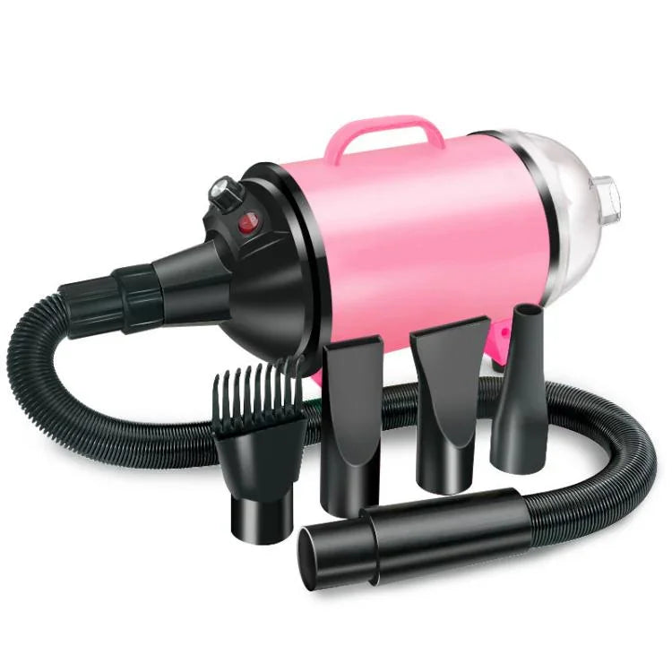 2100W Dog Dryer Stepless Speed Pet Hair Blaster With Vacuum Cleaner, 220V UK Plug, 220V EU Plug, 220V AU PLug, 110V US Plug