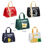 Portable Lunch Box Bag Student Simple Thickened Waterproof Bento Insulation Bag