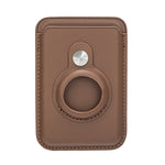 For AirTag 2nd Gen / AirTag 1st Gen Positioner Fiber Card Clip Anti-Theft Card Tracker Protection Cover, Magnetic