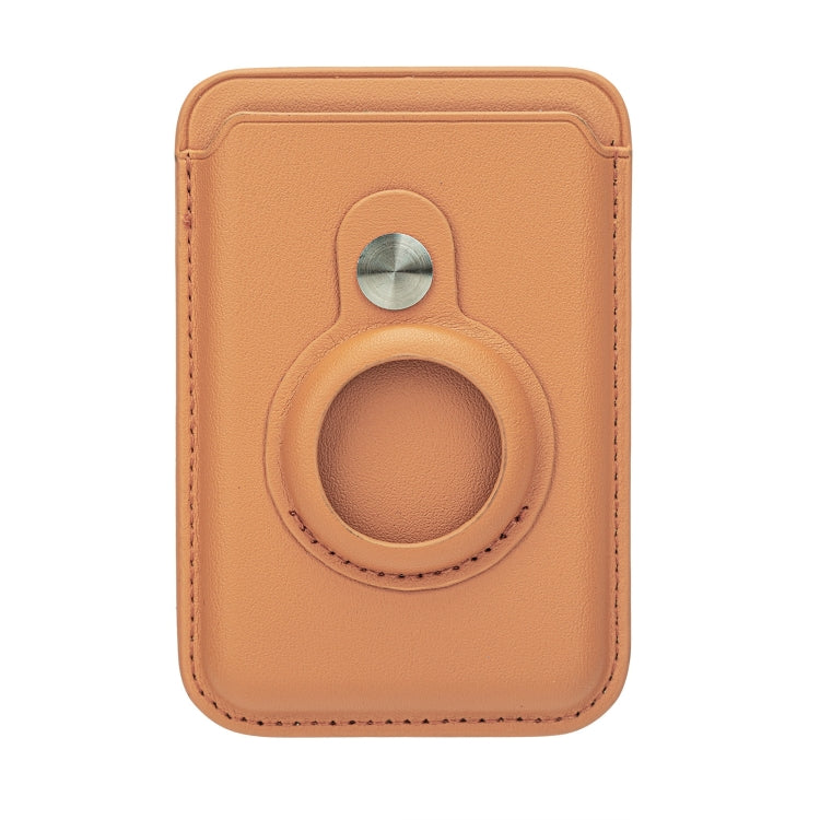 For AirTag 2nd Gen / AirTag 1st Gen Positioner Fiber Card Clip Anti-Theft Card Tracker Protection Cover, Magnetic