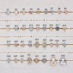 2pcs Watch Silicone Strap Decorative Diamond Buckle Strap Nails, One Diamond Heart, Diamond Hand, Diamond Bear, Diamond Clover, One Diamond Pentagram, Full Diamond Pentagon, Full Diamond Heart, Diamond Dragonfly