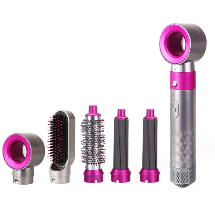 5 In 1 Hot Air Comb Automatic Curling Iron Curling & Straightening Hair Styling Comb Hair Dryer, EU Plug, UK Plug, US Plug