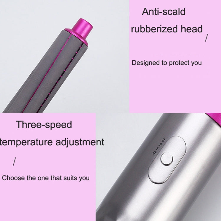 5 In 1 Hot Air Comb Automatic Curling Iron Curling & Straightening Hair Styling Comb Hair Dryer, EU Plug, UK Plug, US Plug
