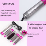 5 In 1 Hot Air Comb Automatic Curling Iron Curling & Straightening Hair Styling Comb Hair Dryer, EU Plug, UK Plug, US Plug