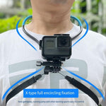 TUYU Camera Neck Holder Mobile Phone Chest Strap Mount  For Video Shooting//POV, Standard (Black), Standard (Blue), With Phone Clip (Black), With Phone Clip (Blue), Vertical Shooting (Black), Vertical Shooting (Blue), Vertical +Phone Clip (Black)      ...