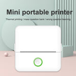 X6 200DPI Student Homework Printer Bluetooth Inkless Pocket Printer, Pink Printer Paper x1, White Printing Paper x1, Pink Printing Paper x5, White Printing Paper x5, Pink Sicker x5, White Sticker x5, Pink 5 Printer Paper+5 Stickers                     ...
