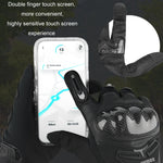 SOMAN Motorcycle Riding Anti-fall Breathable Anti-slip Carbon Fiber Gloves, M, L, XL, XXL