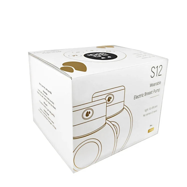 S12 Double Electric Wearable Breast Pump With 2 Modes & 9 Levels Suction Adjustable, S12 Double